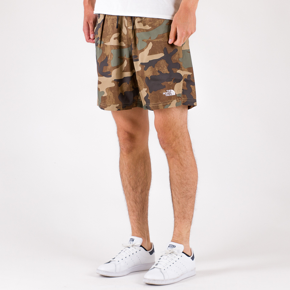 North face camo shorts on sale