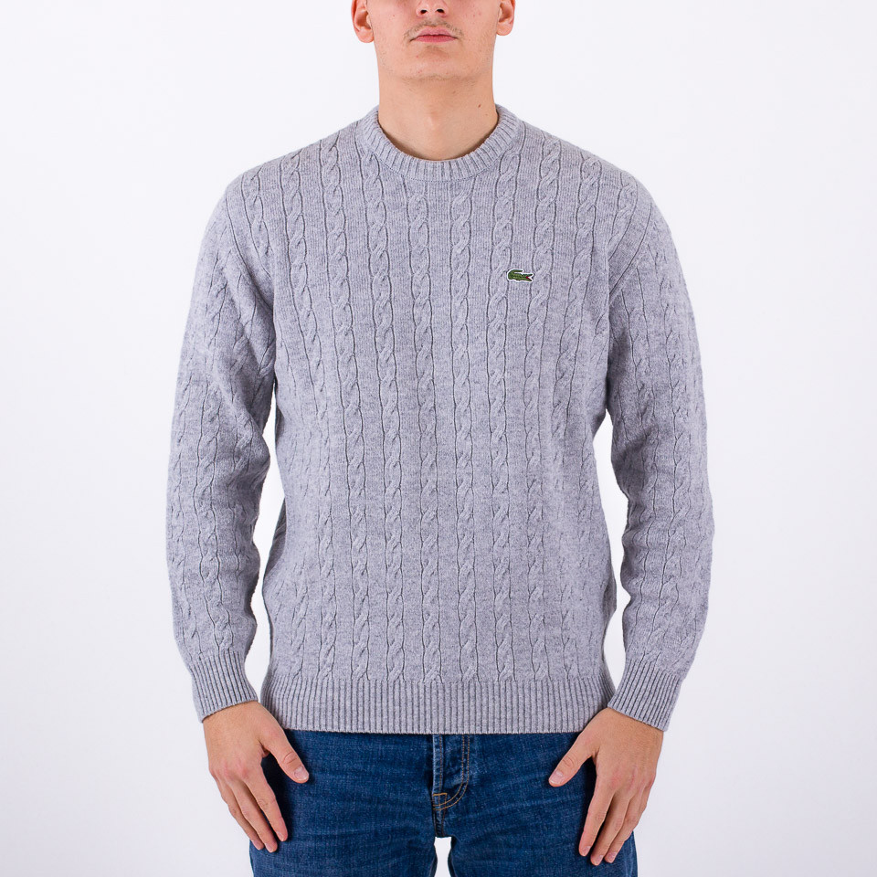 Lacoste cable hot sale knit jumper