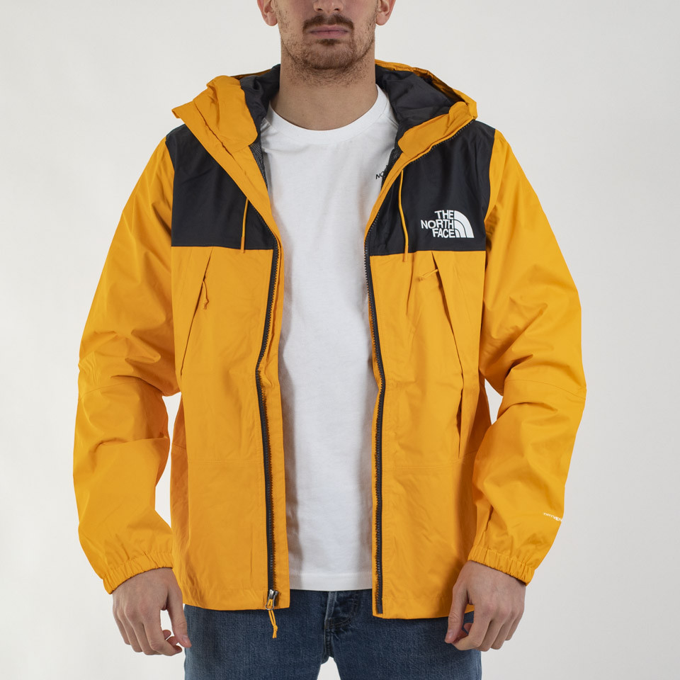 The north face 1990 store mountain q jacket zinnia orange