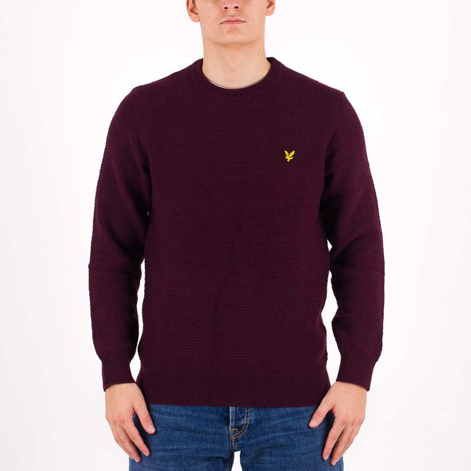 Jumpers Sweaters Lyle Scott Basket Weave Knitted Jumper The Firm shop