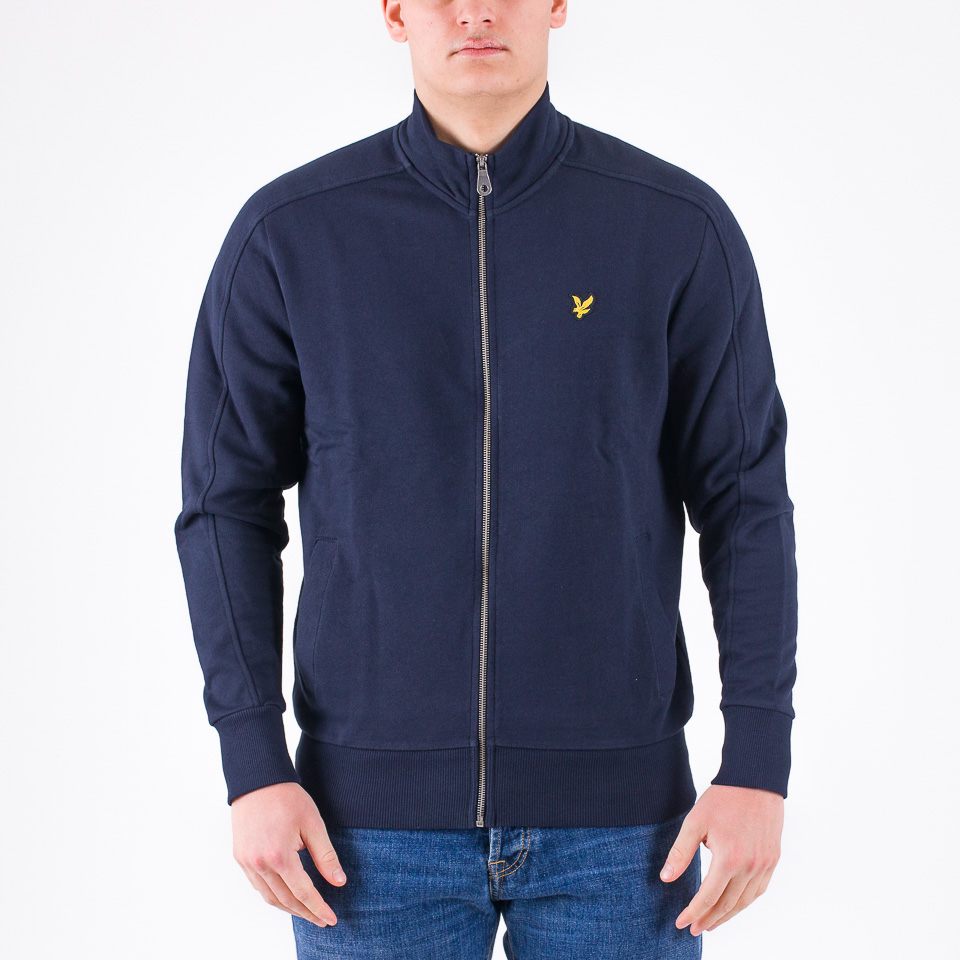 Lyle and scott funnel neck zip hot sale through sweatshirt