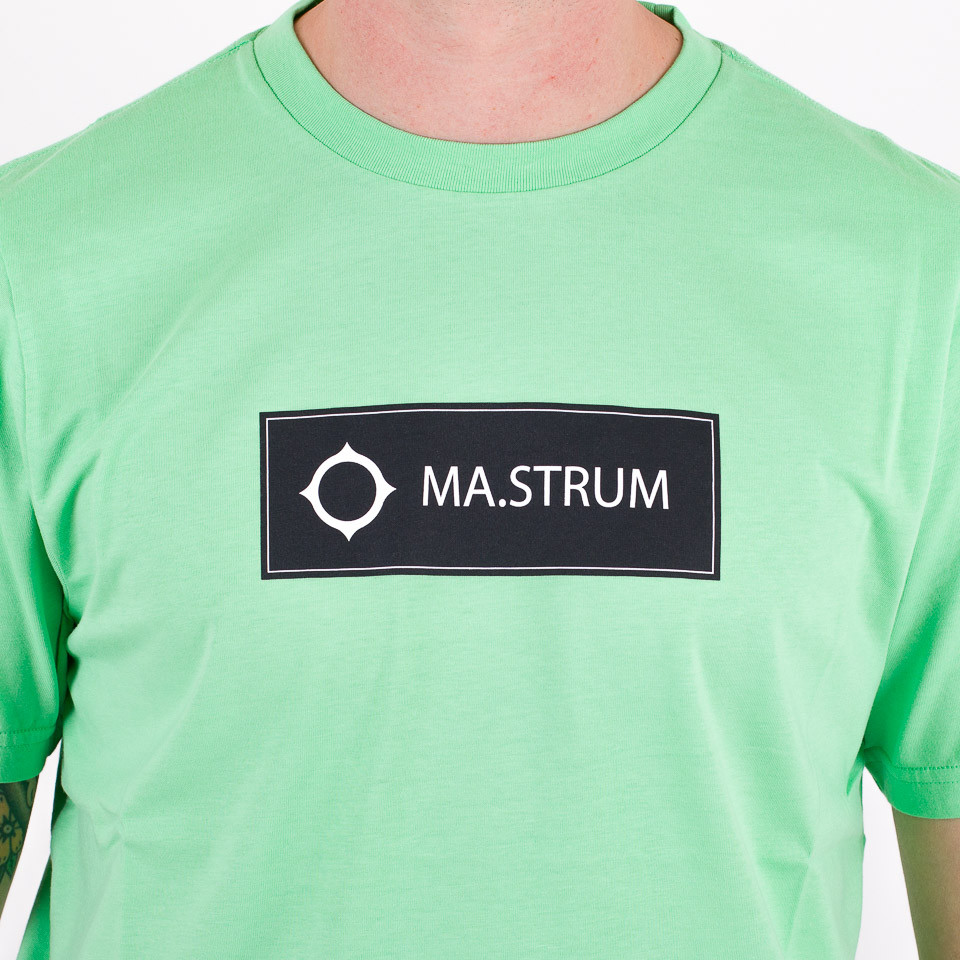 Ma Strum/Icon Box Logo Tee/Gris Chiné/VENTE -30%