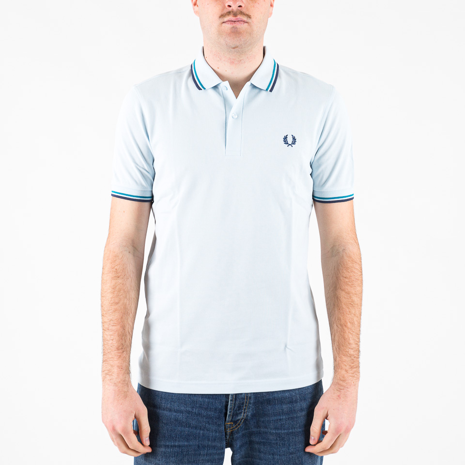 Fred perry white polo sale best sale