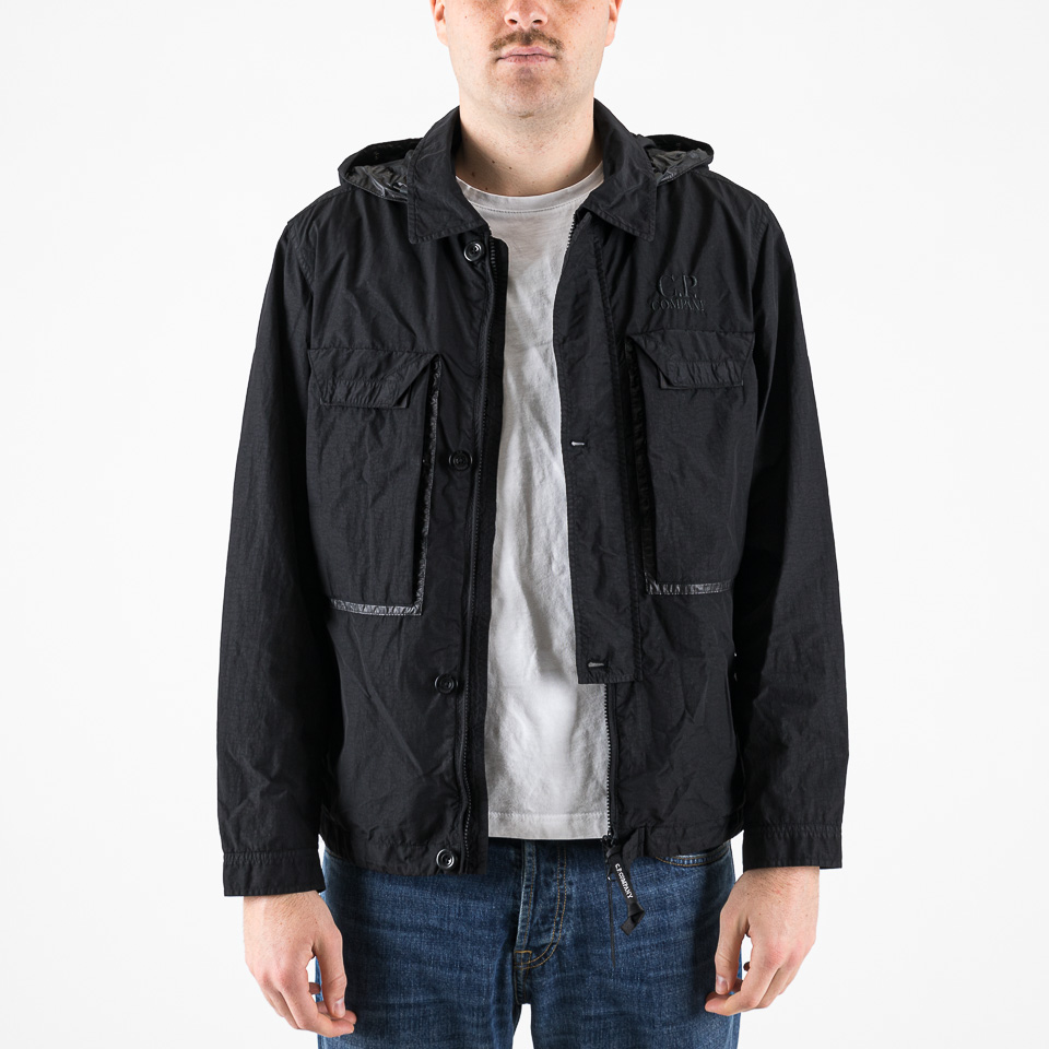 ジャケット・アウター 00's C.P COMPANY nylon goggle jacket M Parka C.P. Company C.P. Company Flat Nylon Goggle