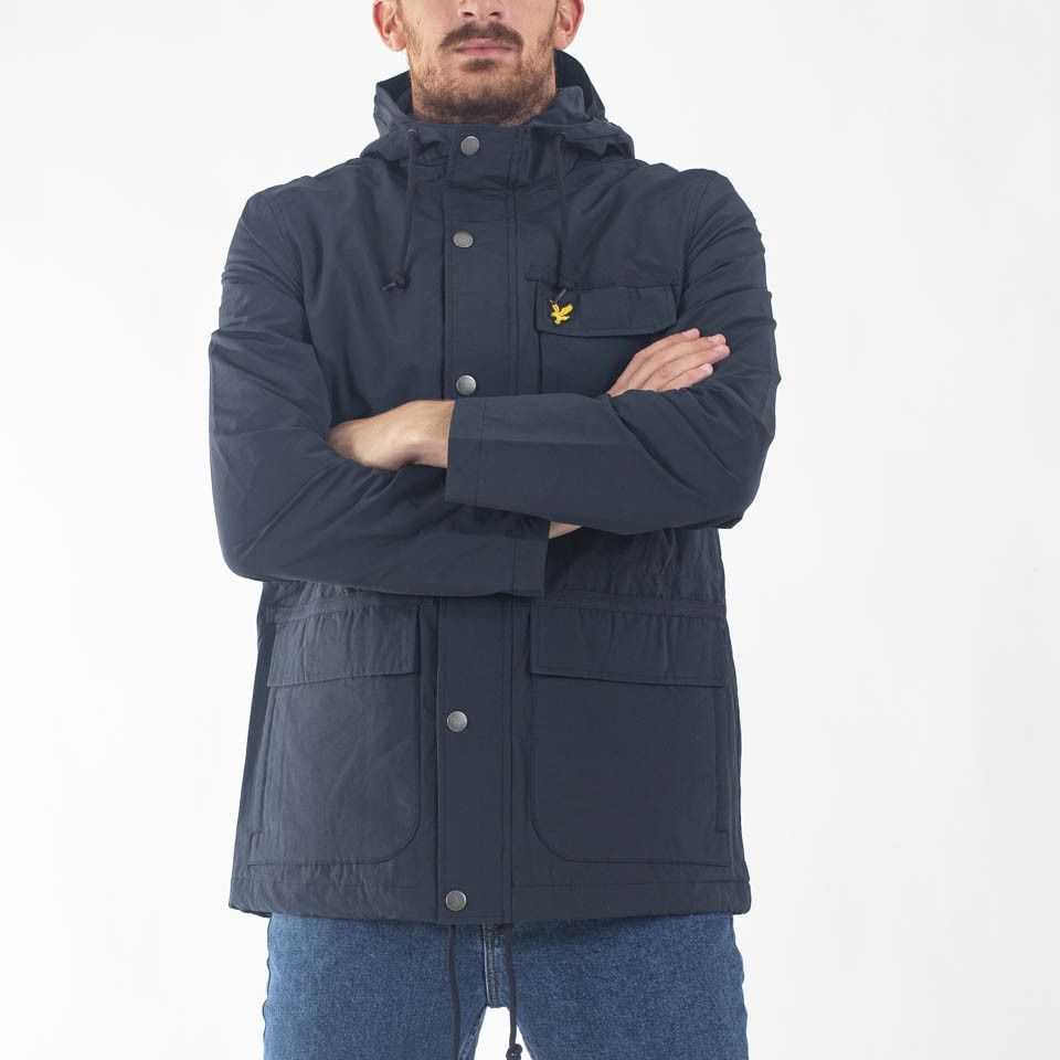 Lyle and scott hot sale microfleece lined jacket navy