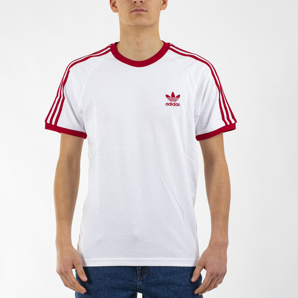 Adidas originals 3 stripe tee online